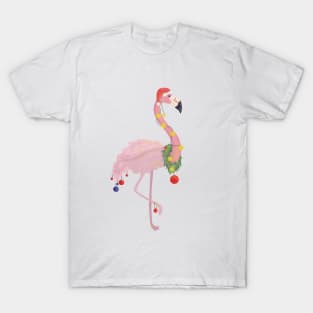 Christmas Flamingo T-Shirt